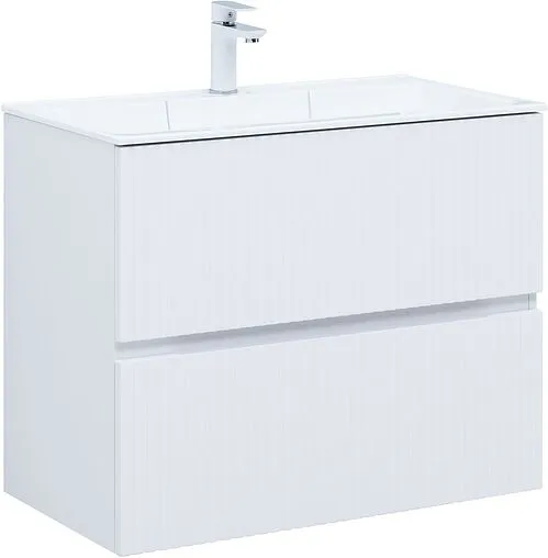 Тумба-умывальник Aquanet Джейн 80 белый матовый 00313286+