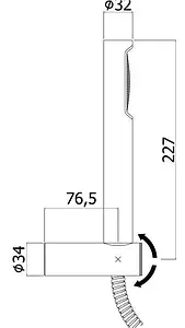 Душевой набор Paffoni Birillo хром ZDUP054CR, 2