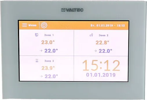 Контроллер для удаленного управления Valtec SMART белый VT.STM.8E.0