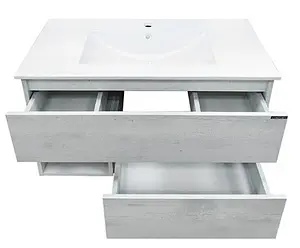 Тумба-умывальник подвесная Comforty Турин 90 дуб белый/белый 00004147127CF Тумба-умывальник подвесная Comforty Турин 90 дуб белый/белый 00004147127CF, 5