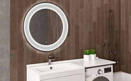 Зеркало с подсветкой Continent Uranus Led 77 ЗЛП58