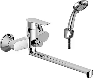 Смеситель для ванны с длинным изливом Rossinka хром S35-35 Смеситель для ванны с длинным изливом Rossinka хром S35-35, 1