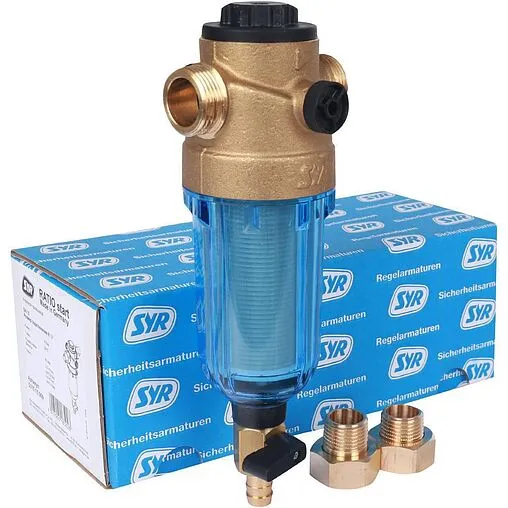 Фильтр тонкой очистки воды с редуктором давления ½"н x ½"н SYR Ratio Start 5315.15.009+5315.00.900 Фильтр тонкой очистки воды с редуктором давления ½"н x ½"н SYR Ratio Start 5315.15.009+5315.00.900