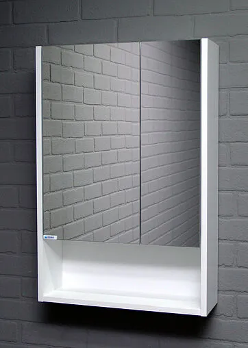 Шкаф-зеркало Айсберг Ева 50 белый DA5920HZ