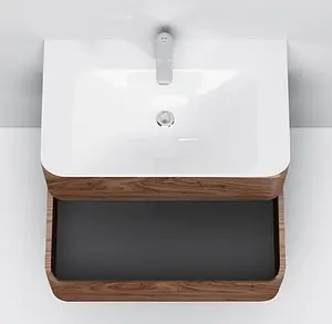 Тумба-умывальник подвесная Am.Pm Sensation 80 орех M30FHX0802NF+M30WPC0801WG Тумба-умывальник подвесная Am.Pm Sensation 80 орех M30FHX0802NF+M30WPC0801WG, 5