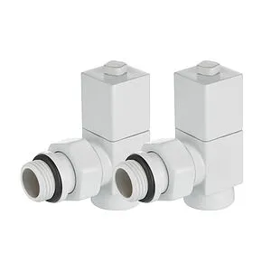 Комплект вентилей запорных угловых ½" в/н Royal Thermo Cube белый RTE 56.0007 Комплект вентилей запорных угловых ½" в/н Royal Thermo Cube белый RTE 56.0007, 1