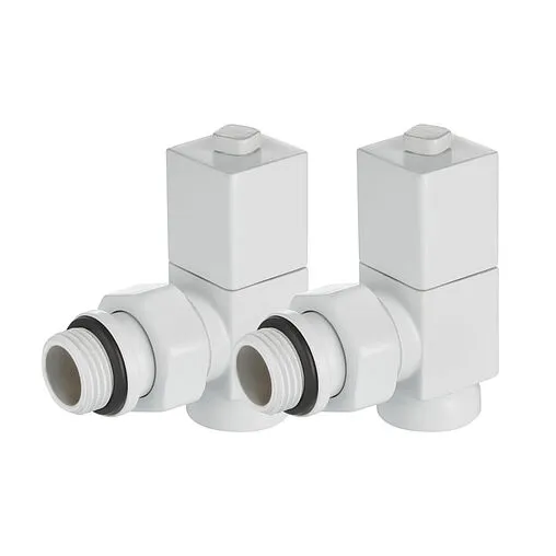 Комплект вентилей запорных угловых ½" в/н Royal Thermo Cube белый RTE 56.0007 Комплект вентилей запорных угловых ½" в/н Royal Thermo Cube белый RTE 56.0007