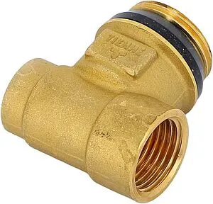 Тройник концевой для коллектора 1&quot;н x ⅜&quot;в x ½&quot;в Tiemme 1890 1950001, 3