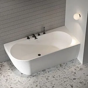 Смеситель на борт ванны на 4 отверстия Ravak Chrome чёрный матовый X070445, 3