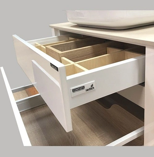 Тумба-умывальник напольная Comforty Лондон 90-2 белый/бежевый 00004138841CF