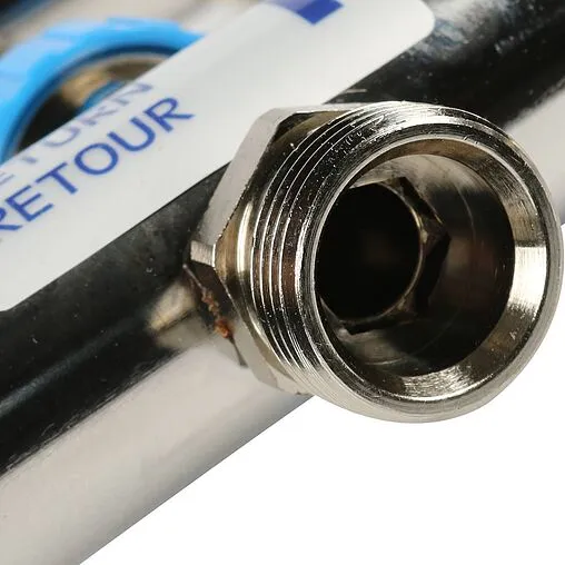 Группа коллекторная без расходомеров 5 отводов 1&quot;н/н x ¾&quot;ек Rehau HKV 12180511001