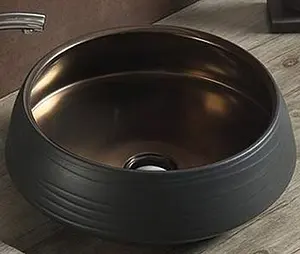 Раковина Comforty 43.5 черный/бронза J2091 Раковина Comforty 43.5 черный/бронза J2091, 1