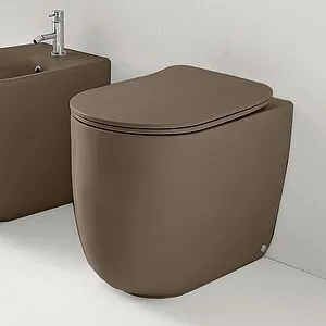 Унитаз приставной безободковый Kerasan Nolita Tornado Bruno matt 531988, 3