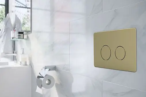 Клавиша смыва для унитаза Azario AZ-8200-0086/AZ-P57-0160 золото