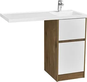 Фасад для тумбы Aquaton Лондри 40 белый 1A274901LH010, 1