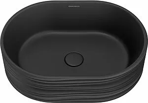 Раковина Kerama Marazzi Artbasin Conchiglia 50 белый матовый SA.wb.50\BLK.M Раковина Kerama Marazzi Artbasin Conchiglia 50 белый матовый SA.wb.50\BLK.M, 3