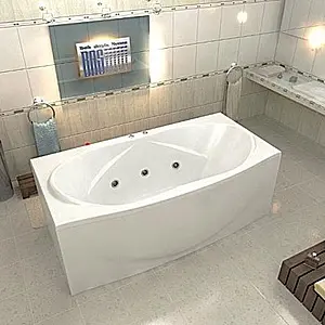 Панель для ванны фронтальная Bas Фиеста 194 белый Э 00037 Панель для ванны фронтальная Bas Фиеста 194 белый Э 00037, 3