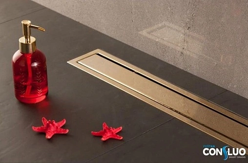 Лоток душевой Set 950мм h=52мм 0.8л/сек Pestan Confluo Premium Gold Line 950 13100167