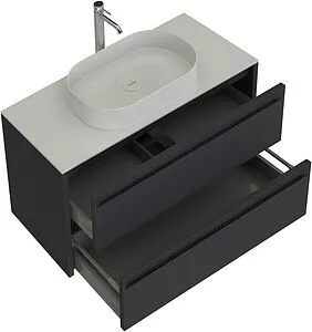 Тумба-умывальник подвесной Allen Brau Fantasy 2.0 120 антрацит 1.11005.AM 2.0+, 3