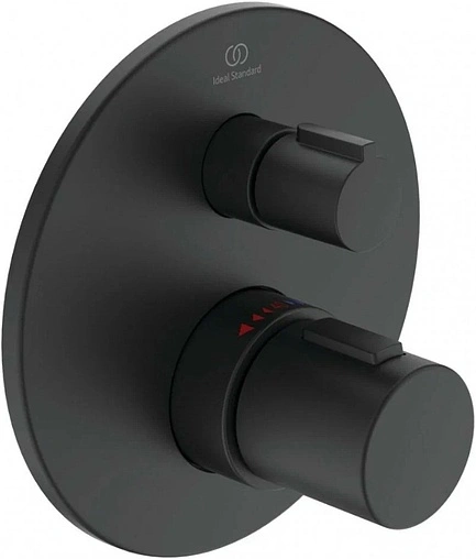 Термостат для 1 потребителя Ideal Standard Ceratherm T100 черный матовый A5813XG