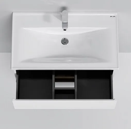 Тумба под умывальник подвесная Am.Pm X-Joy 80 белый/светлое дерево M85AFHX0802WG Тумба под умывальник подвесная Am.Pm X-Joy 80 белый/светлое дерево M85AFHX0802WG