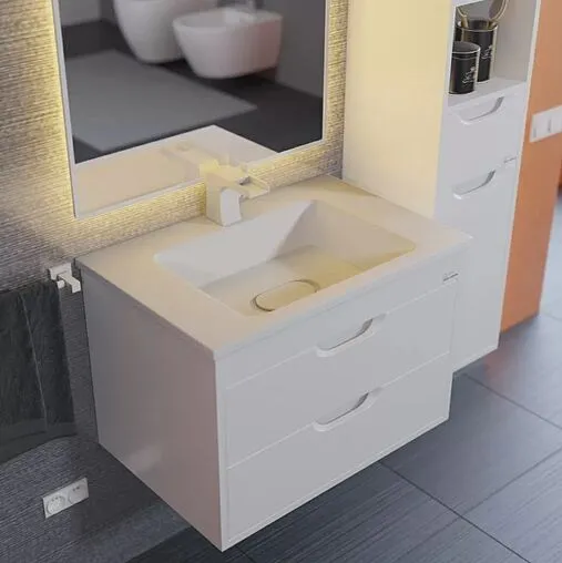 Тумба-умывальник подвесная Uperwood UPD Modul 65 белый матовый 393020548 Тумба-умывальник подвесная Uperwood UPD Modul 65 белый матовый 393020548