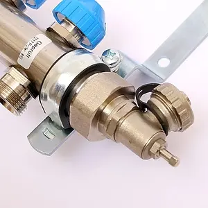 Группа коллекторная с расходомерами 4 отвода 1&quot;н/н x ¾&quot;ек Uni-fitt 455W4304, 4