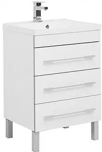 Тумба-умывальник напольная Aquanet Верона 58 белый 00178253+00158754 Тумба-умывальник напольная Aquanet Верона 58 белый 00178253+00158754, 1