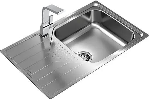 Мойка кухонная Teka Universe 50 T-XP 1B 1D MAX POLISHED нержавеющая сталь полированная 115110017