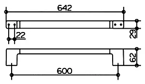 Полотенцедержатель Keuco Collection Moll хром 12701010600 Полотенцедержатель Keuco Collection Moll хром 12701010600, 2