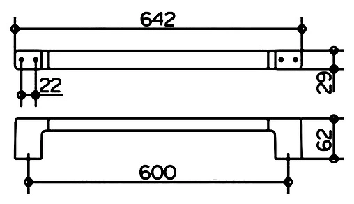 Полотенцедержатель Keuco Collection Moll хром 12701010600 Полотенцедержатель Keuco Collection Moll хром 12701010600