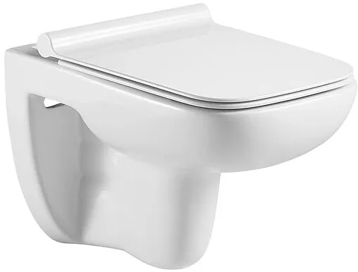Унитаз подвесной безободковый Terminus Ното белый 04W50х35W