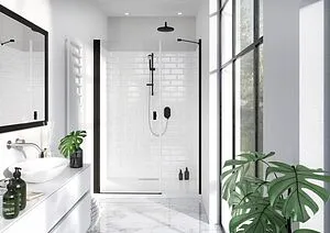 Дверь в нишу 1100мм прозрачное стекло Radaway NES Black DWS I 110 R 10028110-54-01R Дверь в нишу 1100мм прозрачное стекло Radaway NES Black DWS I 110 R 10028110-54-01R, 4