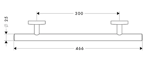 Поручень Hansgrohe Logis 40513000