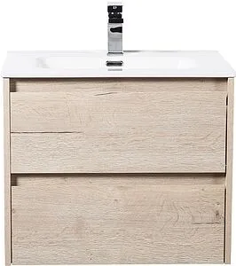 Тумба-умывальник подвесная BelBagno KRAFT 60 Rovere Galifax Bianco KRAFT-600-2C-SO-RGB+, 1