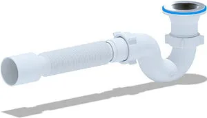 Сифон для душевого поддона Ани Пласт хром E115, 1