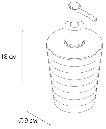 Дозатор для жидкого мыла Fixsen Glady FX-80-92