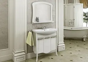 Зеркало Comforty Венеция 80 белый 00003130373CF, 3