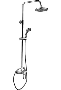 Душевая система со смесителем для душа Rossinka T хром T40-45 Душевая система со смесителем для душа Rossinka T хром T40-45, 1