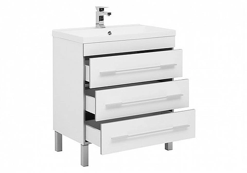 Тумба под умывальник напольная Aquanet Верона 75 белый 00178254