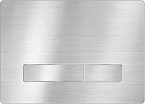 Клавиша смыва для унитаза KK-POL VITRUM METAL SLIM 350/PSM/005-00-00 нержавеющая сталь, 1