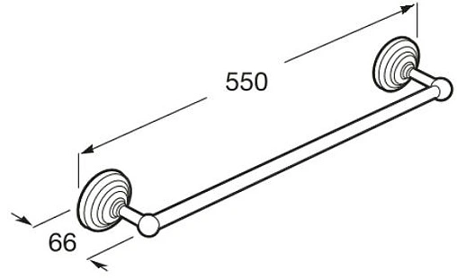 Полотенцедержатель Roca Carmen хром 817003001