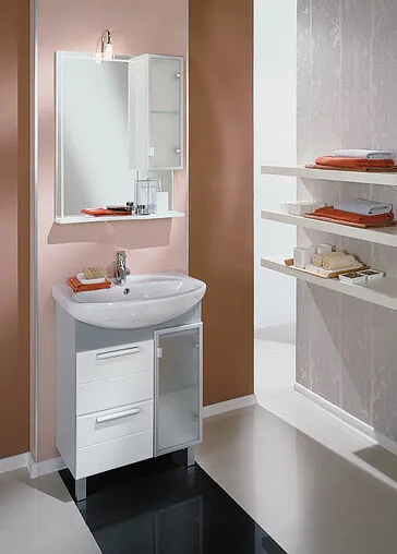 Шкаф-зеркало Aquaton Альтаир 65 R белый 1A100002AR01R