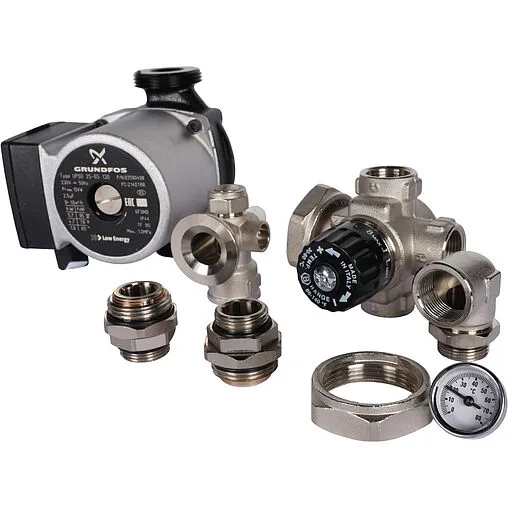 Узел насосно-смесительный с насосом Grundfos UPSO 25-65 130 Stout SDG-0120-001002