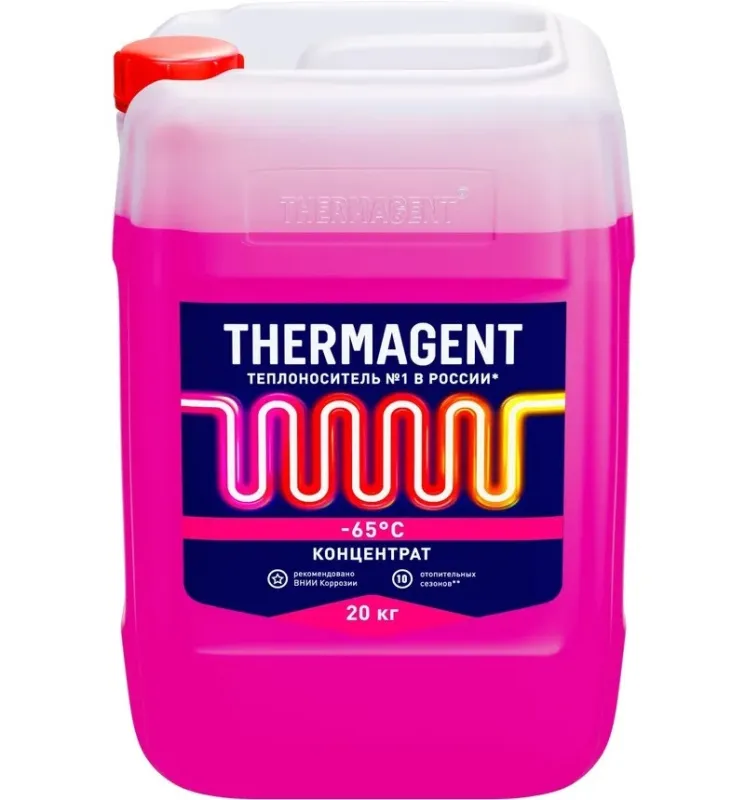 Теплоноситель (Антифриз) этиленгликоль Thermagent -65 20кг 602271 Теплоноситель (Антифриз) этиленгликоль Thermagent -65 20кг 602271, 1