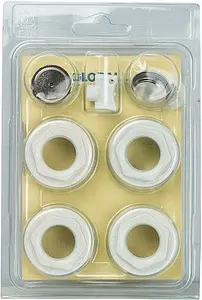 Комплект радиаторный универсальный ½" Global белый Комплект радиаторный универсальный ½" Global белый, 1