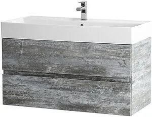 Тумба-умывальник подвесная Cezares Molveno 46 80 Legno Grigio MOLVENO 46-80-2C-SO-LG+CZR-MIL-80-LVB Тумба-умывальник подвесная Cezares Molveno 46 80 Legno Grigio MOLVENO 46-80-2C-SO-LG+CZR-MIL-80-LVB, 3