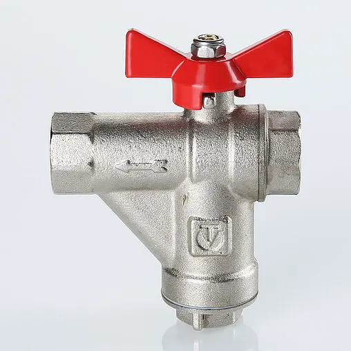 Кран шаровый с фильтром ½&quot;в x ½&quot;в Valtec VT.294.N.04