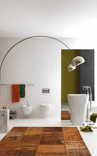 Биде подвесное Kerasan Aquatech белый 372501