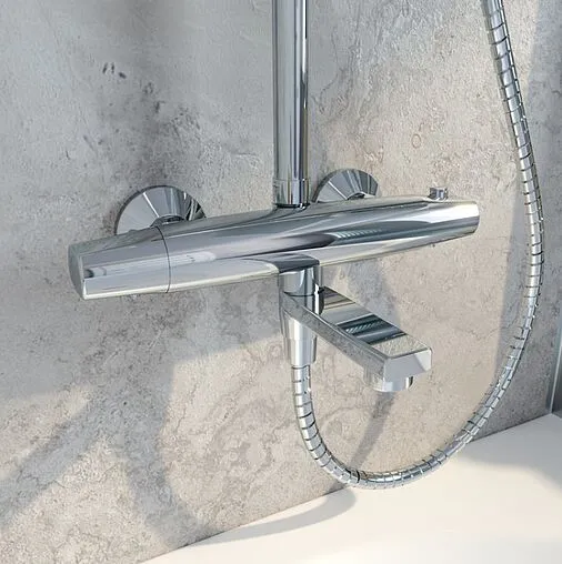 Душевая система с термостатом для ванны IDDIS Torr хром TORSBBTi06